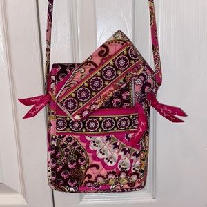 Vera Bradley Wallet and Crossbody Bundle - Retired Print